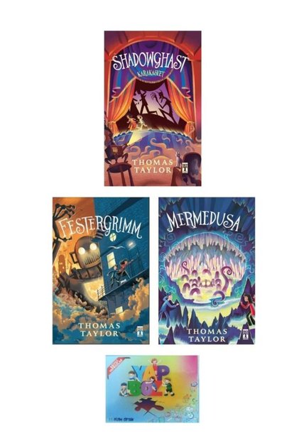 Yapbozlu Shadowghast Karakasvet Festergrimm Mermedusa Fantastik Maceral Roman 6. 7. 8. 9. 10. Sınıf