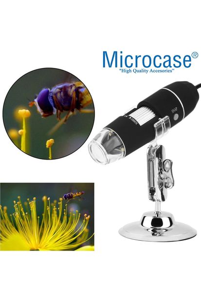 Microcase 1000x Dijital Mikroskop Usb Hd Cmos 8 Led Digital Microscobe - 3