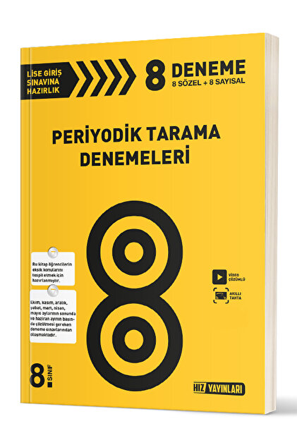 Hız Yayınları Hız Yayınları 8.sınıf Lgs Periyodik Tarama