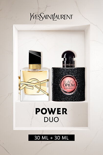 Yves Saint Laurent Libre & Black Opium EDP 30 ml Kadın Parfüm Seti
