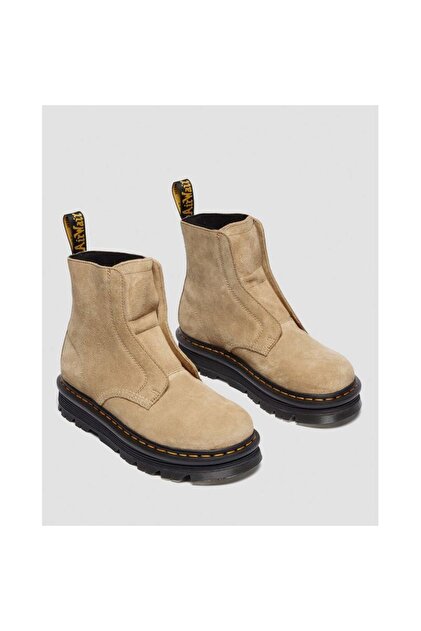 Dr Martens Zebzag Laceless Savannah Tan Eh Suede- Trendyol