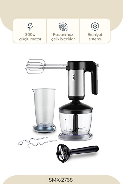 キッチン家電 Blender mixer Sinbo SMX-2768 Mikser Seti - Fiyatı, Yorumları