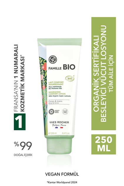 Bio-250 ml Body Lotion - Nourishing, Famille - 90791