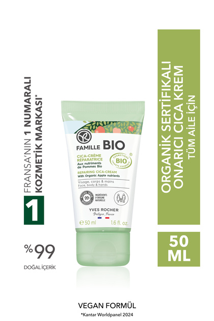 Tüm Aile Için Organik Sertifikalı Onarıcı Famille Bio Cica Krem-50 Ml-90378