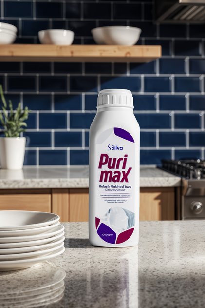 Purimax Bulaşık Makinesi Tuzu 1000 gr | Kirece Karşı Üstün Koruma & Lekesiz Parlaklık