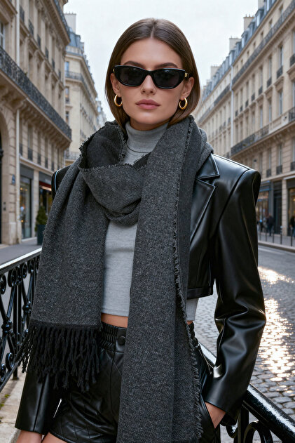 yuna.ブラック36 Trendyolmilla Siyah Yumuşak Dokulu Kadın Atkı TWOAW22AT0063 Fiyatı