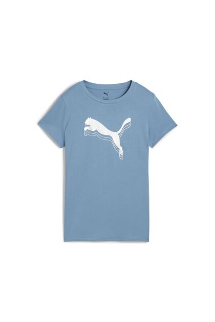 ESS METALLIC Tee Cool Blue-metallic silv