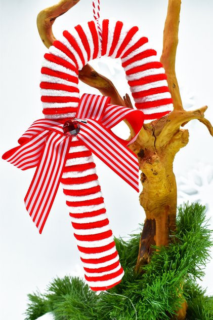 Premium Collection Luxury Candy Cane Christmas Ornament 18cm