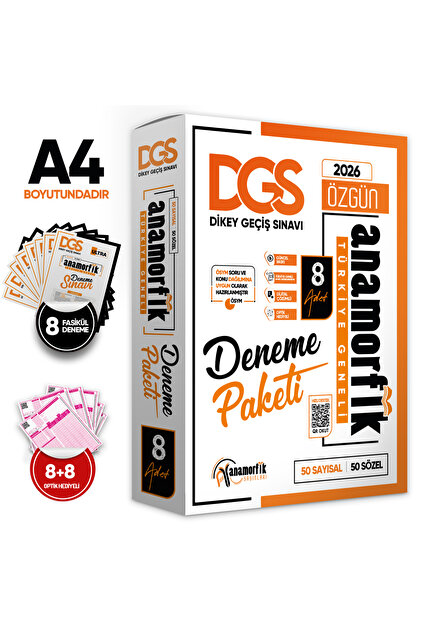 İnformal Yayınları 2026 DGS Anamorfik 10lu ve 8li Deneme Paketi