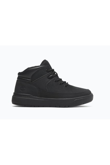 Seneca Bay MID LACE UP WITH ZIP SNEAKER BLACKOUT NUBUCK
