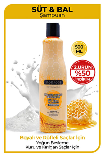Morfose Quinoa Protein Shampoo 1000ml – Für Trockenes Haar, Ohne Parabene & SLS, Spendet Weichheit & Glanz