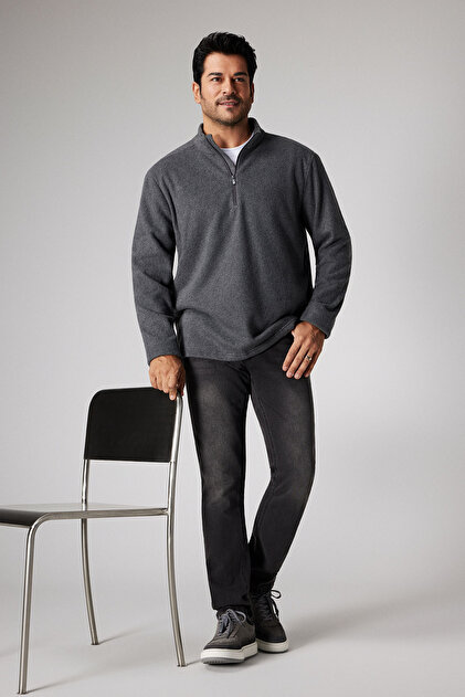 AC&Co / Altınyıldız Classics Erkek Antrasit Anti-pilling Tüylenme