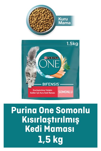 Somonlu Kısırlaştırılmış Kedi Maması 1,5 Kg