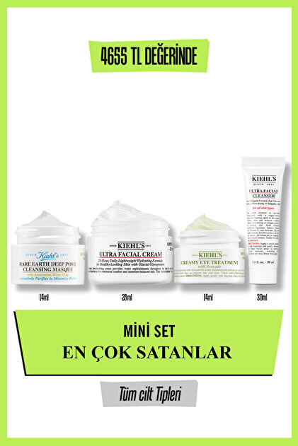 KIEHLS♡まとめ売り Kiehl's En Çok Satanlar Mini Cilt Bakım Seti - Fiyatı, Yorumları