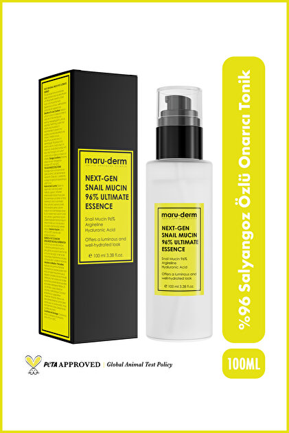 Maru.Derm %96 Salyangoz Özlü Essence Tonik 100 ML - Next-Gen Snail
