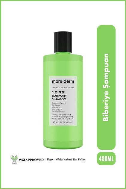 SLES-Free Biberiye Şampuan 400 ML | Sülfatsız,Tuzsuz,Vegan Şampuan