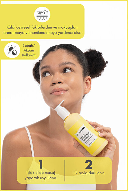 Maru.Derm Yağ Bazlı Temizleyici 400 ML - Yüz Ve Vücut Için