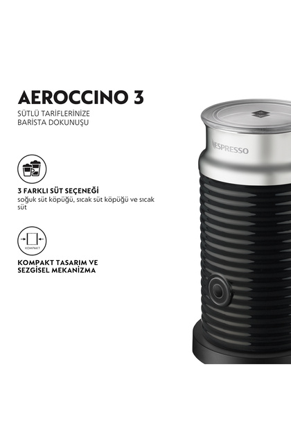 Nespresso Aeroccino 3 Süt Köpürtücü Fiyatı, Yorumları - Trendyol