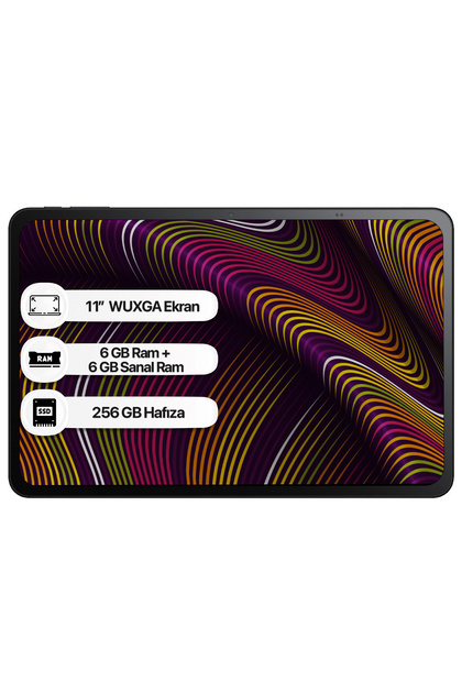 TCL Tab 11 Gen2 6 GB (+6 GB Sanal Ram) 256 GB Wuxga 11