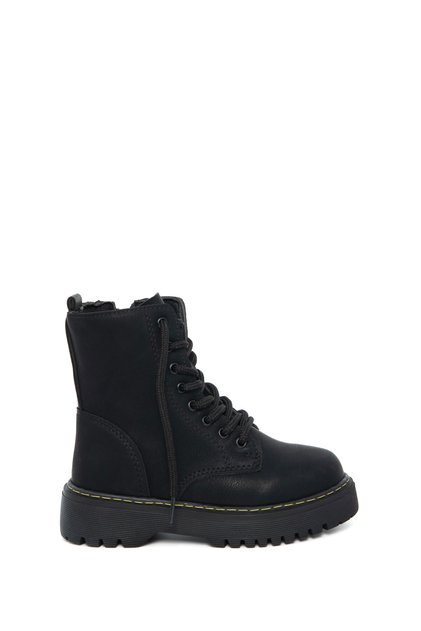 Black Matte Kids Boots & Booties 21076