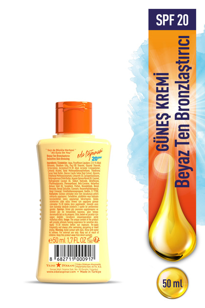 Eda Taşpınar Mini Boy Beyaz Ten Bronzlaştırıcı SPF 20 – Açık
