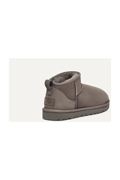 UGG Gri Kadın Bot 1116109 W Classıc Ultra Mını Grey (grı) - Fiyatı