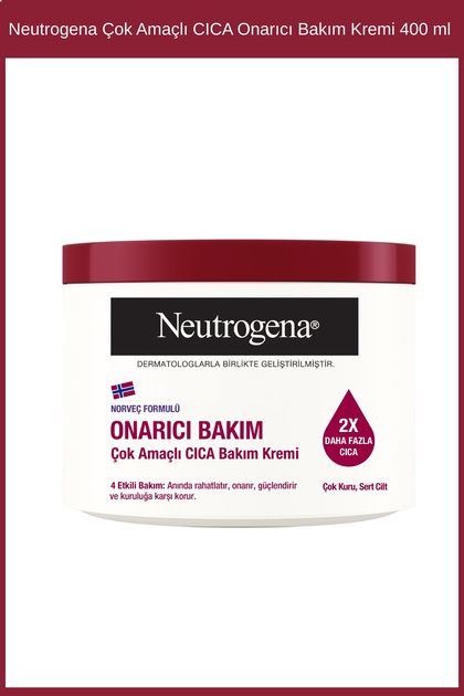 CRETURE Nanomella Cream α & Gelee lotion Neutrogena Çok Amaçlı CICA Onarıcı Bakım Kremi 400 ml - Fiyatı