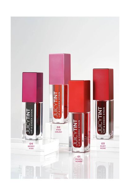 Golden Rose Juicy Tint Lip & Cheek Stain 04 Berry Kiss Dudak ve