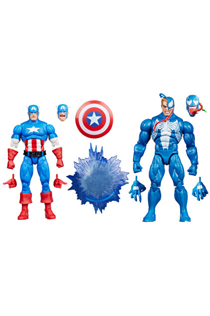 Hasbro Marvel Legends Gamerverse Captain America vs Venom (Retro