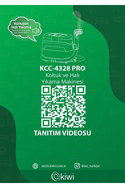 Kiwi Kcc-4328 Pro Buharlı Sesli Uyarılı Dokunmatik Kontrol Panelli