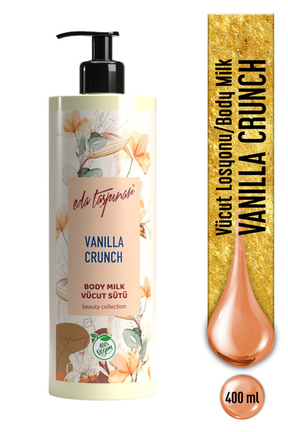 Vanilya Crunch Vücut Losyonu – Yoğun Nemlendirici & Yumuşak Cilt Etkisi 400 ml