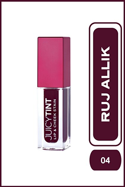 Golden Rose Juicy Tint Lip & Cheek Stain 04 Berry Kiss Dudak ve