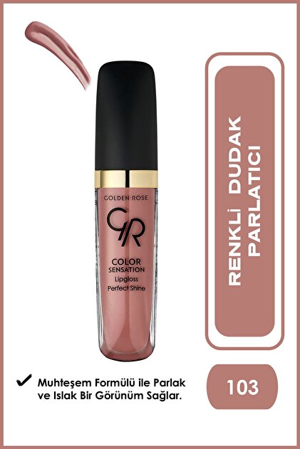 Golden Rose Color Sensation Lipgloss No: 103 - Işıltılı ve Islak