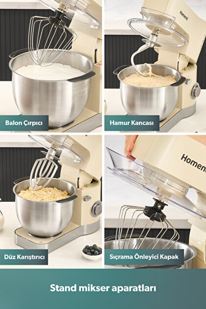 HOMEND Artfood 3025h Stand Mikser Krem - Fiyatı, Yorumları