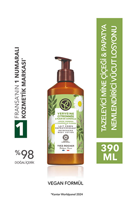 fog マルチパフューム menthe cacao Yves Rocher Vücut Losyonu - Nemlendirici Besleyici Tazeleyici Mine