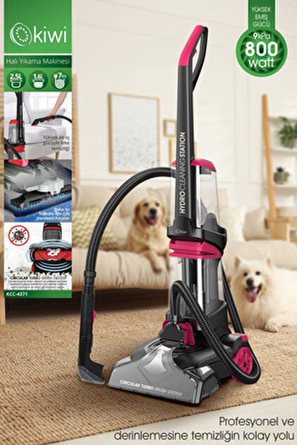 Kiwi KCC-4361 Otomatik Halı Koltuk Yıkama, Buharlı Temizlik