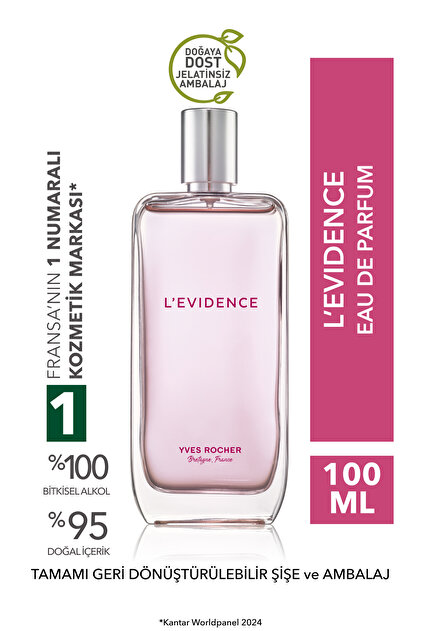 Yves Rocher L'evidence EDP- Comme Une Evidence- Kadın Parfüm-Vegan