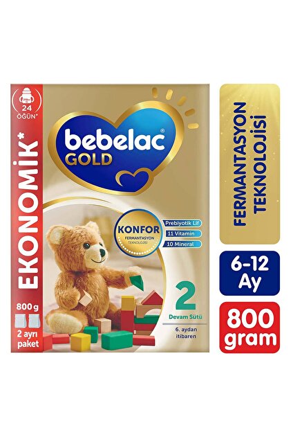 Gold Konfor 2 Devam Sütü 6-12 Ay 800 Gr