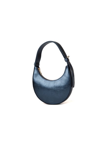 DELIZIA MINI SCHULTERTASCHE - VITELLO PIUMA METALL-GRAU
