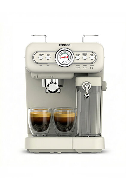 Karaca Vintage Craft Süt Hazneli Espresso, Latte ve Capuccino