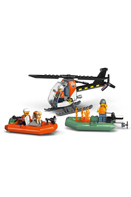 LEGO ® City Sahil Güvenlik Kurtarma Botu ve Helikopteri 60504- 7+