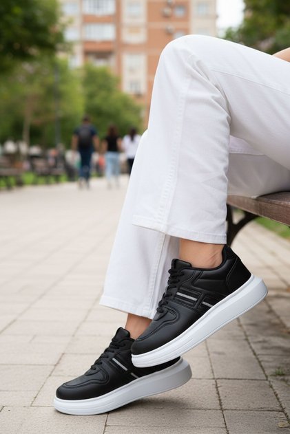 Schwarzer Damen-Sneaker 20959