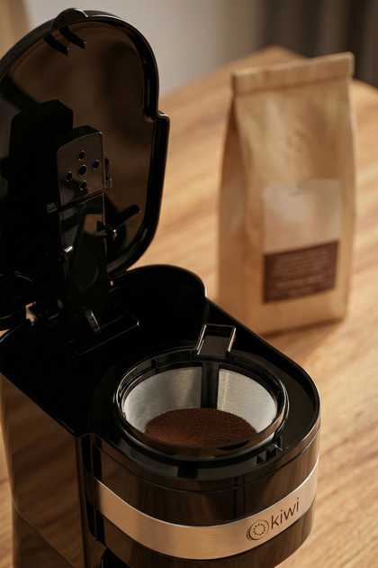 Kiwi KCM 7515 Premium Filtre Kahve Makinası + 2'li Bardak Siyah