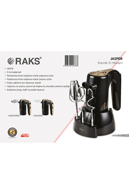 Raks Jasper Standlı El Mikseri 400 watt - Fiyatı, Yorumları