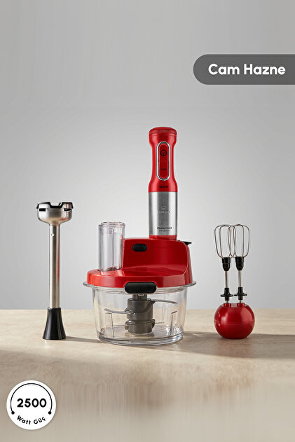 Karaca Mastermaid Prosteel Cam Mutfak Robotu Uzun Blender Ayaklı 6