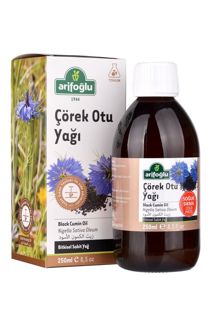 Çörek Otu Yağı 250ml Soğuk Sıkım | İçilebilir