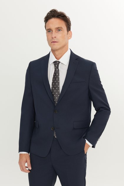 Altınyıldız Classics Normal Waist Regular Fit Navy Blue Men's Suit 4A3010001077