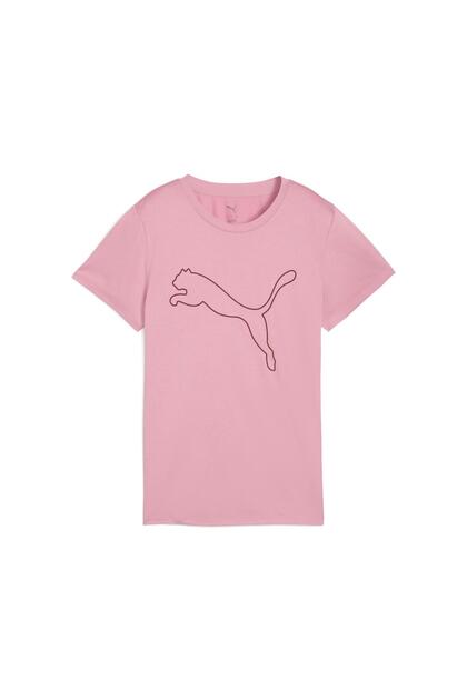 W TAD ESSENTIAL Heather Logo Tee Poised
