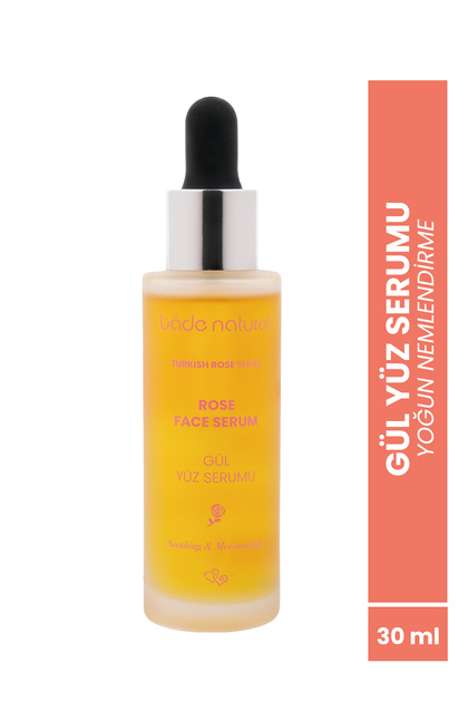 Gül Yağı Rahatlatıcı, Nemlendirici ve Antioksidan Yüz Serumu 30 ml