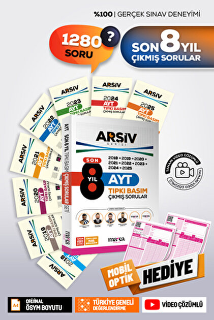 Marka Yayınları SON 8 Yıl MSÜ Tıpkı Basım ÇIKMIŞ Sorular Video